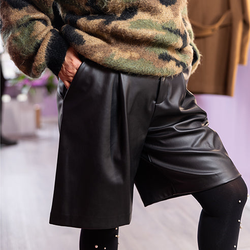 Pantaloncini Ecopelle (-30%)