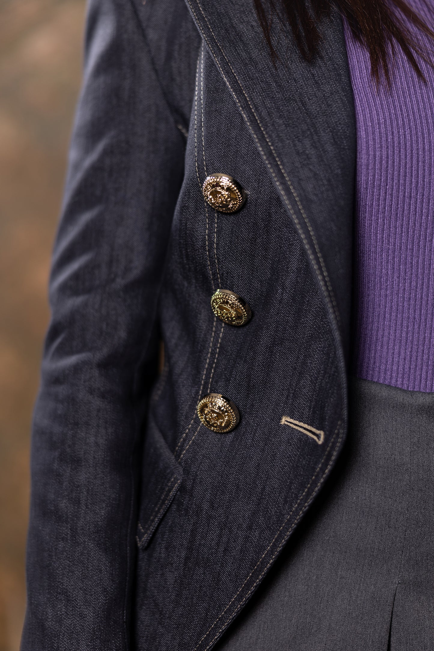 Giacca Doppiopetto in Denim by Babylon (-50%)
