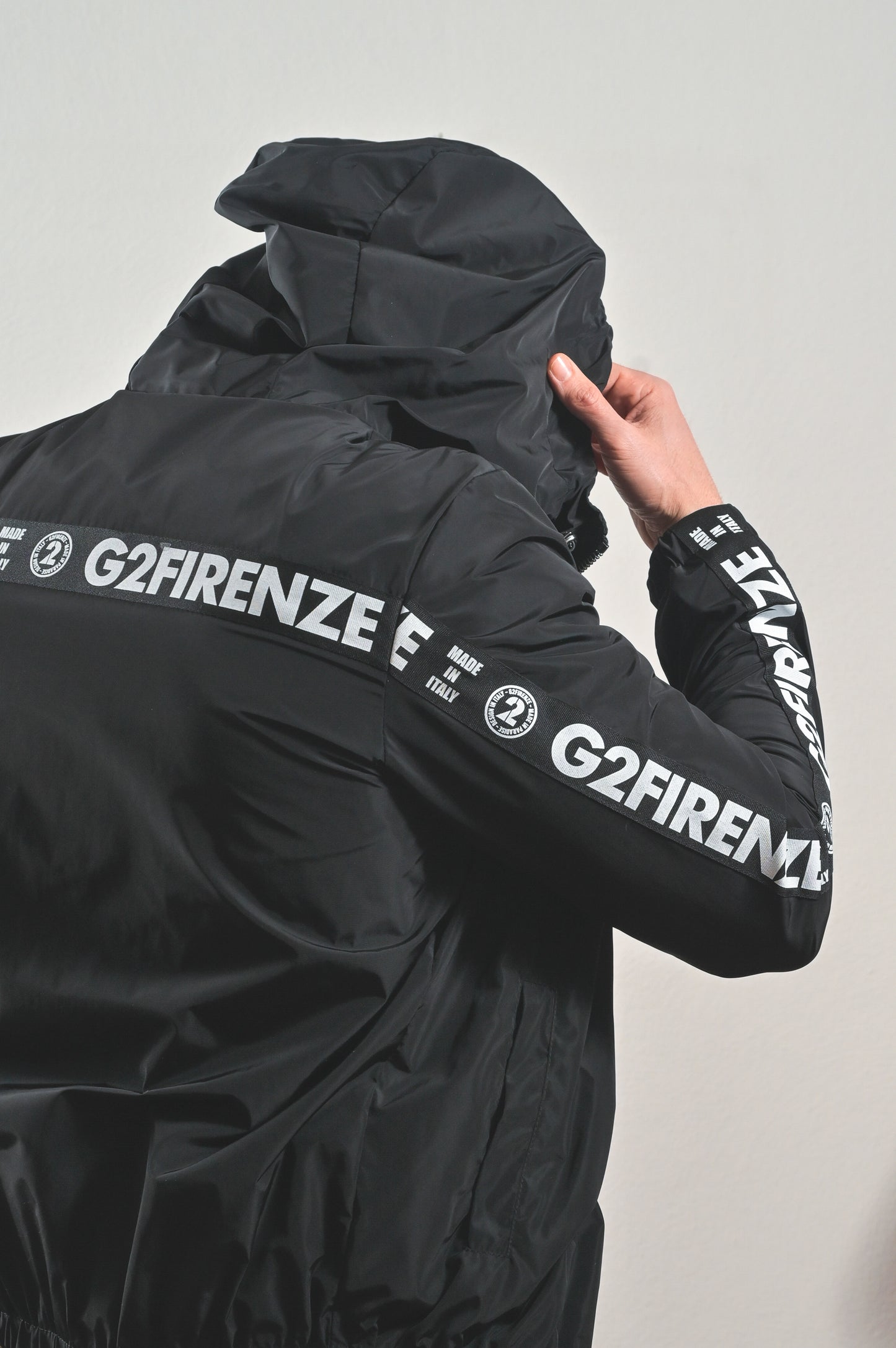 Giacca Zip Stampa Nastro (-50%)