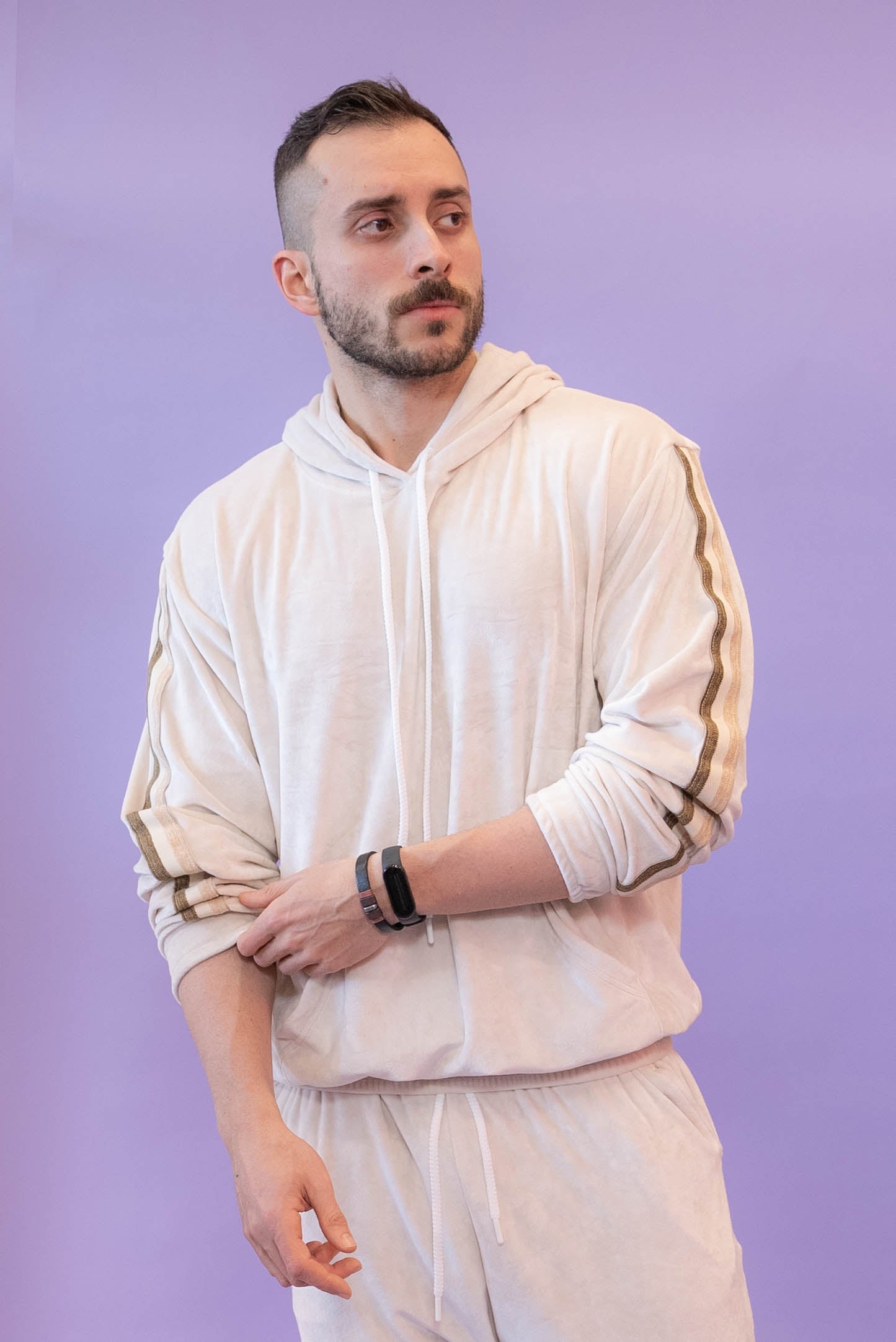 Set Felpa Hoodie Strip Velvet by Takeshy Kurosawa (-30%)
