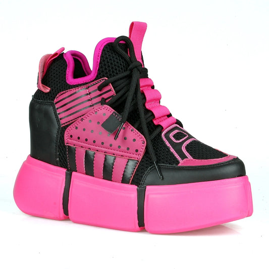 Anthony Wang Sneakers Platform Cranberry