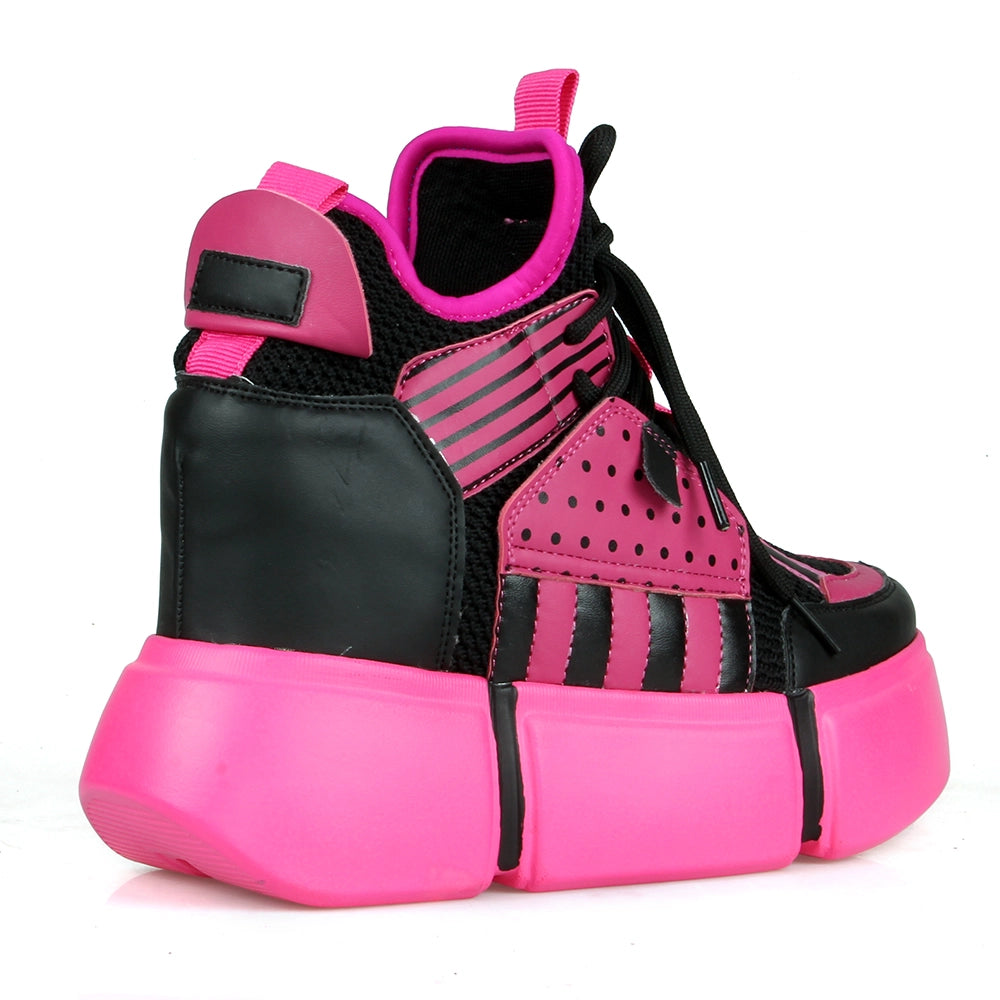 Anthony Wang Sneakers Platform Cranberry