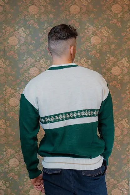Retro del maglione Les Costumes con punto maglia regolare e collo polo